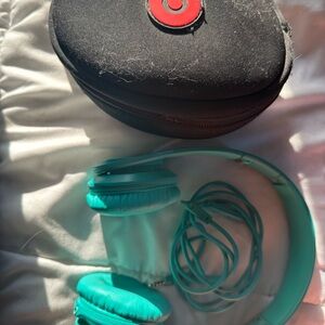 Beats by Dre Over-Ear Headphones - Turquoise and Black